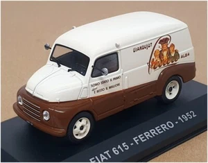 Altaya 1/43 Scale 20624M - 1952 Fiat 615 Van (Ferrero) Cream/Brown - Picture 1 of 5