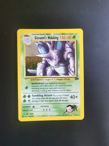 Giovanni's Nidoking Gym Challenge Set 7/132 Holo Card Pokemon Rare ENG