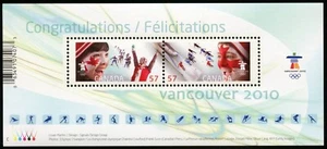 Canada Stamps Souvenir Sheet of 2, Celebrating the Olympic Spirit, #2373 MNH - Picture 1 of 1