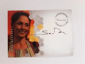 Alias Season 1  Sonia Braga As Elena Derevko Autograph Card A34 - Picture 1 of 2
