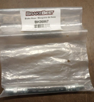 New Brake Best 1968-1983 Fiat 124 6 15/16" Rear Hydraulic Brake Hose BH36867 - Image 1 of 4