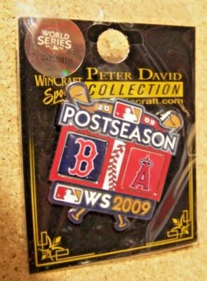 2009 LA Los Angeles Angels Anaheim Boston Red Sox pin ALDS MLB - Image 1 of 3