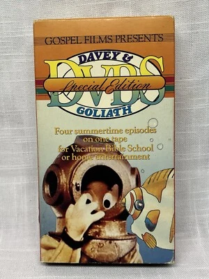 DAVEY AND GOLIATH VACATION BIBLE SCHOOL SPECIAL VHS RARE - Image 1 of 4