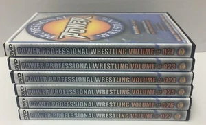 Universal Wrestling Power Pro PPW Volumes 21,23,24,25,26,27 DVD 6 DVD's in Set! - Picture 1 of 3
