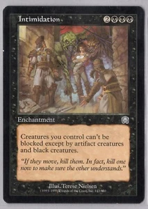 1x Intimidation - Mercadian Masques - Light Play - Imagen 1 de 1