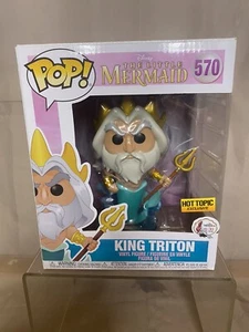 Funko Pop! The Little Mermaid King Triton #570 6 Inch Vinyl Figur - Bild 1 von 7