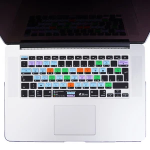 Housse De Clavier Shortcuts Pour Apple Mac-OS Macbook Pro / Air - Afbeelding 1 van 2