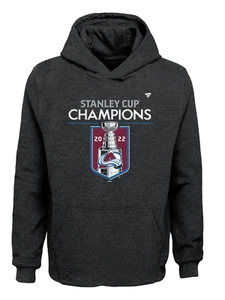 NWT Authentic Avalanche Youth 2022 Stanley Cup Champions Locker Room Hoody-SZ L - Picture 1 of 1