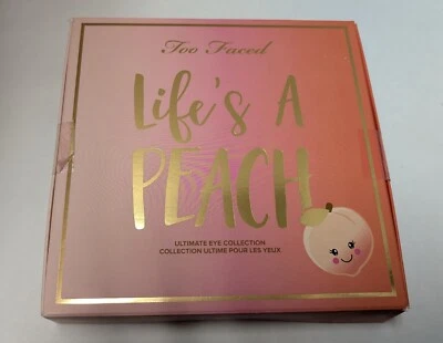 NEW! Too Faced Life's A Peach Ultimate Eye Collection Palette, Primer & Mascara - Image 1 of 4