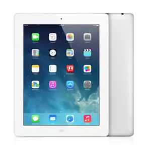Apple iPad 4th Gen A1458 Wi-Fi 16GB Silver/ White 9.7" -12 Months Warranty - Picture 1 of 10