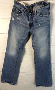 Pantalones de mezclilla vintage Abercrombie & Fitch para hombre talla 31 originales de cinco bolsillos Bootcut - Imagen 1 de 12
