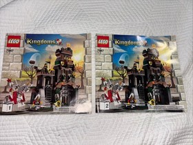 Lego Kingdoms Prison Tower 7947 Replacement Instruction Manual Booklet #1 And 2