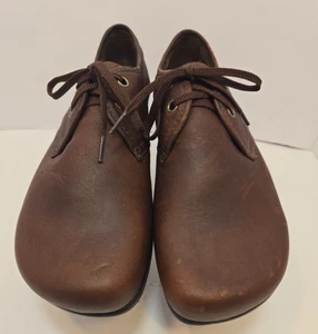 Kalso Earth edle sandsteinbraune Leder-Schnürschuhe Damengröße 8,5 - Bild 1 von 11