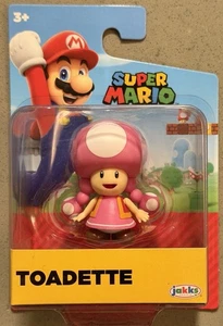 Neu Jakks Pacific World of Nintendo Super Mario Toadette 2" Mini Figur - Bild 1 von 2