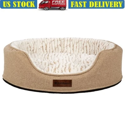 Pet Products Medium Foam Oval Lounger Dog & Cat B - Image 1 of 4