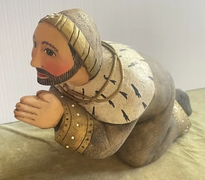 Dept 56 Leo Smith Our Town Nativity King Wise Man Cold Cast Porcelain Christmas - Image 1 of 4