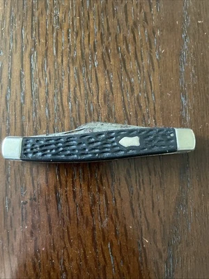 Navaja de Bolsillo Imperial 3 Hojas Negra Mango Delrin JBRO De Colección Foto 1 de 2