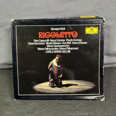 Verdi  Rigoletto Full Opera Box 2 CDs Carlo Maria Guilini Deutsche Grammophon - Image 1 of 3