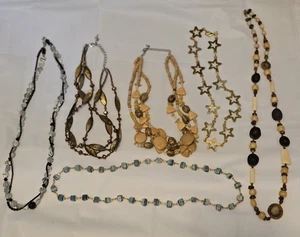 Lot of 6 Necklaces Costume Jewelry - Picture 1 of 7