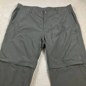 Pantalones Cortos/Pantalones de Senderismo NORTH FACE Para Hombres Talla 40W x 31L Convertibles de Nailon Verde Oliva - Imagen 1 de 11