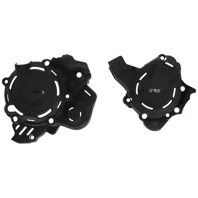 Kit de cárter y cubierta de embrague Acerbis X-Power negro para GASGAS MC 150 2025 Foto 1 de 2