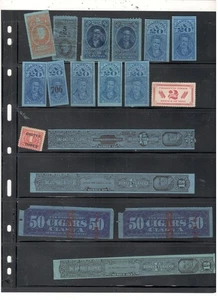 Briefmarkensammlung US TABAK EINNAHMEN - Bild 1 von 1