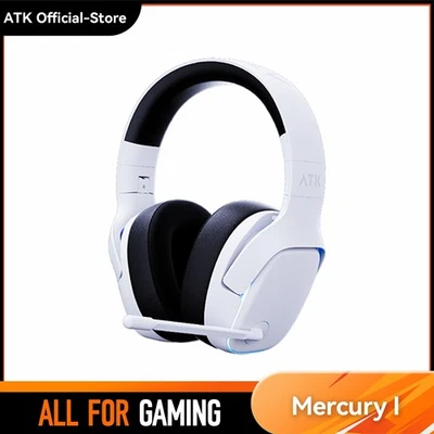 ATK Mercury I Wireless Tri-Mode Gaming Headset –Virtual 7.1 Surround Lightweight - Image 1 of 4
