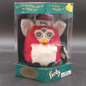 Furby Ed. Natalizia Occhi azzurri 1999 vintage Tiger Electronics (nuovo con scatola non testato) - Foto 1 di 7