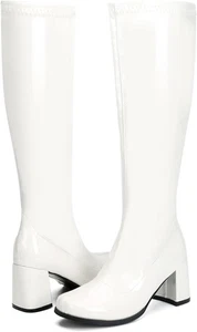 Neue weiße Go Go Damenstiefel. - Bild 1 von 5