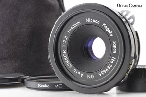 Ai converted!! [MINT] Nikon GN Auto Nikkor 45mm f/2.8 MF Pancake Lens From JAPAN - Picture 1 of 14