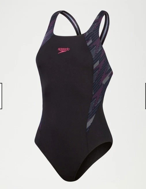 Speedo Women's Hyperboom Splice Muscleback Swimsuit - Size 14/36"