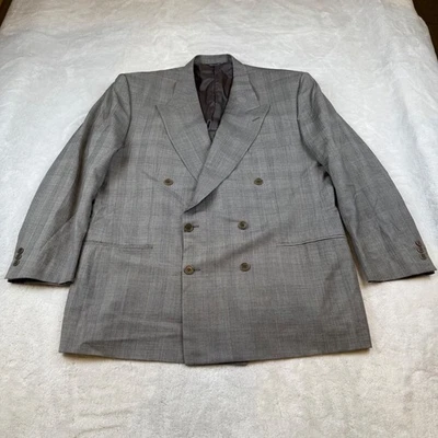 Blazer Dei Giovani Loro Piana Tasmanian Super 120s Lana Doble Pecho Foto 1 de 4