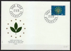 Switzerland 1970 FDC cover Europa CEPT issue. Protection of nature year. - Picture 1 of 1