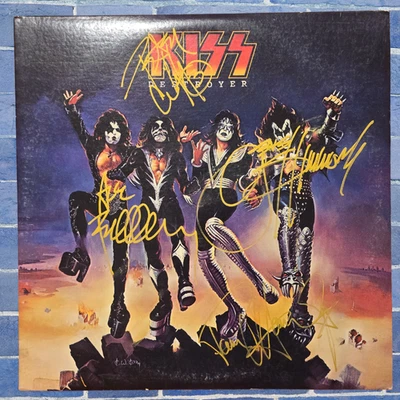 Kiss | LP firmado | 4 miembros | Destructor Foto 1 de 4