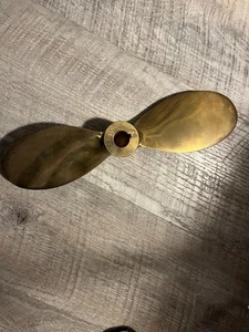 Michigan Sailer Wheel 16 x 12  1"  sailboat propeller bronze 2-blade - Picture 1 of 5