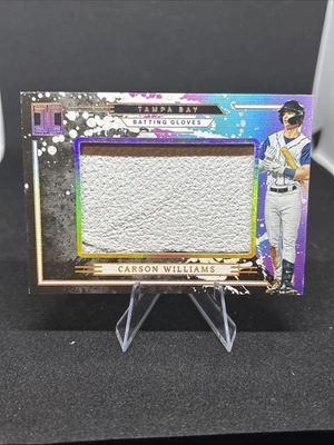 2025 Impeccable Batting Gloves #IJP-CW Carson Williams  Patch 5/5 BOOKEND! RARE - Image 1 of 4