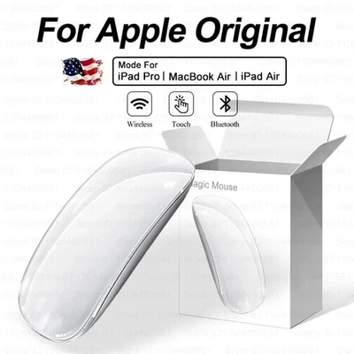 Wireless Magic Mouse with Bluetooth 5.0 Multi-Touch for Mac & iPad - Image 1 of 4