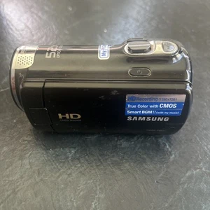 Samsung HMX-F80 HD Flash Memory Camcorder 52X Schneider Optical Zoom Not Tested - Picture 1 of 3