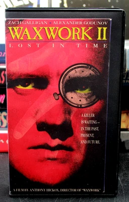 WAXWORK 2 Lost In Time VHS LIVE Home Video 1991 Sci-fi Horror Zach Galligan II - Image 1 of 3