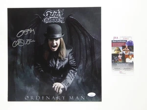 Ozzy Osbourne Ordinary Man signiert 12x12 Promo flache Litho LP LESEN JSA COA - Bild 1 von 3