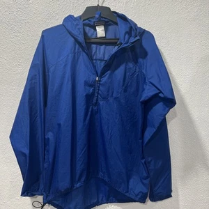 Vintage Patagonia Jacke Windbreaker Erwachsene Unisex blau Druckknopf Kapuze Gr. Large - Bild 1 von 17