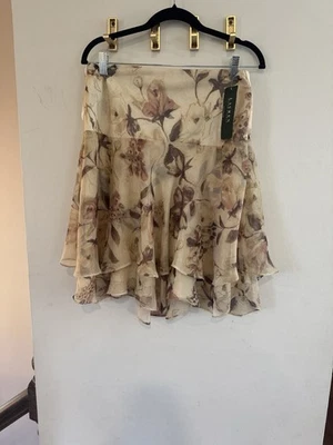 NWT Y2K Ralph Lauren Floral Skirt Size 4 - Image 1 of 4