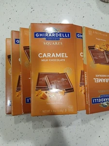 (10) Ghirardelli Barrette quadrate al cioccolato al latte caramello, 4,8 once ciascuna, migliore entro il 26/07 - Foto 1 di 3