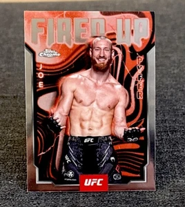 2025 Topps Chrome UFC Joe Pyfer Fired Up #FUP-4 - Picture 1 of 3