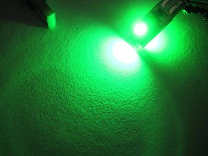 15 pcs T5 74 2721 3-3528SMD High Power SMD Interior LED Ultra Green - Picture 1 of 8