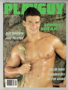 Playguy 1988 John Preston, Rick Donovan, Naakkve 98pgs Gay Pinup Magazine M36506 - Bild 1 von 2