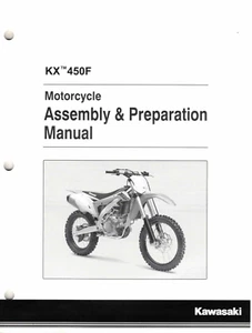 OEM Genuine Kawasaki New Bike Service/Assembly Manual KX450 KX450F 2016-2017 - Picture 1 of 2