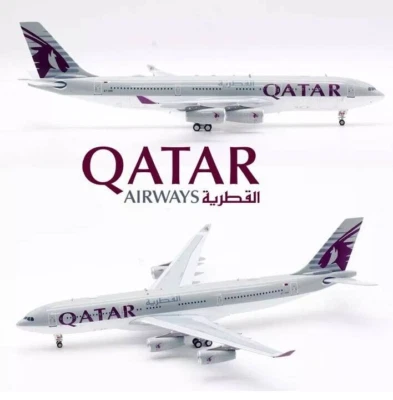 InFlight 1/200 IF342QT0124, Qatar Airways Airbus A340-211 A7-HHK - Image 1 of 4