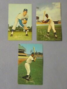 Los Angeles Dodgers Ron Fairly Alan Foster Lou Johnson Baseball Postcards (3)