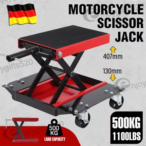 Motorrad Hebebühne Rangierhilfe 500KG ATV Motorradlift Motorradheber Montagebock - Bild 1 von 17